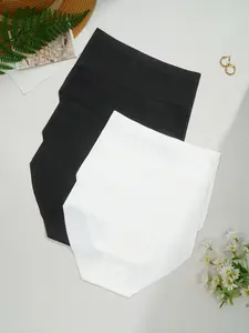5-Pack Seamless Breathable Slim-Fit Multi-Color Casual Women's Underwear, Sexy Plain Design, All Seasons Comfortable Loungewear