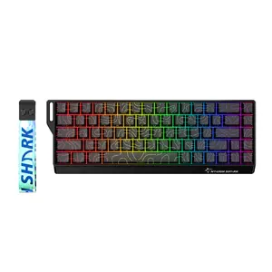Gamakay x NaughShark NS68 Hall Effect Keyboard For Gaming,Hot-Swappable Magnetic Swtich,8K Polling Rate 0.01mm RT Accuracy,0.125ms Low Latency,0 Dead Zone,Snap Tap Gaming Keyboard