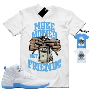 Shirt To Match AJ 12 Melo Sneaker Matching MM Not Friends, 12 Melo Outfit, 100% Cotton, Classic Fit Casual Short Sleeve Tee, Stylish Unisex Shirt