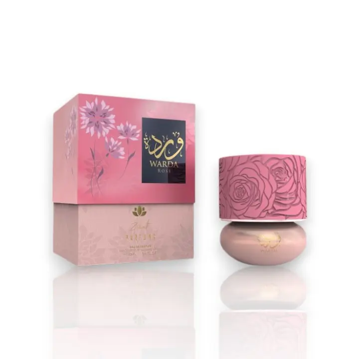 Zakat Perfume Warda Rose Floral Eau De Parfum, Women's Fresh Fragrance, Single Item, 100 ML - 3.4 fl oz (3 to 3.9 fl oz Range), Mandarin, Bergamot & Grapefruit Notes