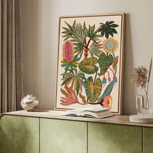 Canvas Wall Art  Wildflowers Floral Botanical Prints Minimalist Modern Art Boho Wall Decor for Living Room Artistic Cotton Artwork Matte Ornaments Decoration Photo wall decor posters