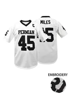 Boobie Miles Black Football Jerseys for Men, 45 Permian High School Football Jersey Friday Night Lights Shirt Stitched S-3XL Apparel Jersey