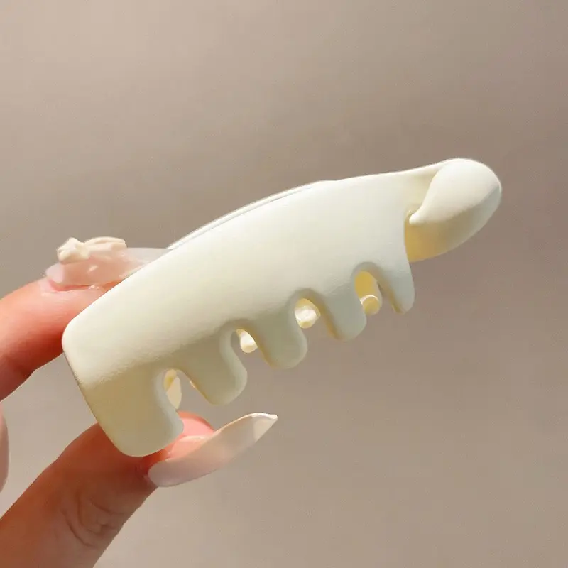 White Banana Clip