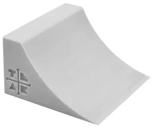 Mini Quarter Pipe, 4 Inch - White