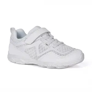 Pediped Force Flex White Kids Shoes Durable Breathable Active Feet Support American Podiatric Medical Association Approved