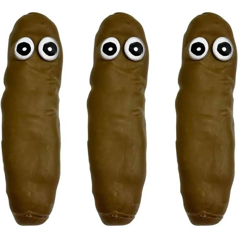Novelty 3 Pack Funny Stretchy Sensory Stress Relief Poo Toys, Joke Tricky Fidget Anxiety Prank Poop Shape Autism Toy for Adults Teens Kids Party Favor