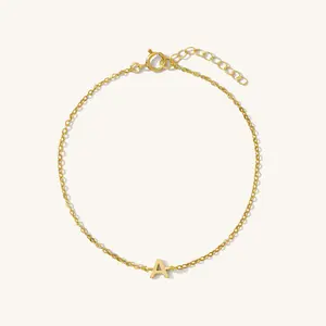 Tiny Initial Bracelet