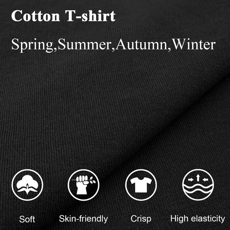 Men's Project Hail Mary Tau Ceti Print Short Sleeve Crew Neck T-Shirt 100% Cotton Black Menswear Top