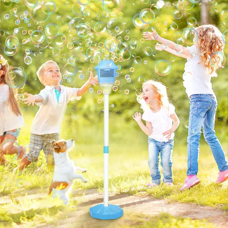 【Auction】SEESE Bubble Maker for Kids, Adjustable Height Stand, Automatic Bubble Blaster with Music, Ideal for Backyard and Outdoor Parties