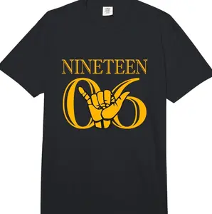 Men Alpha 1906 Phi Gold Alpha Hand Sign Comfort Colors Adult Heavyweight T-shirt