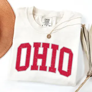Comfort Colors Retro Ohio Shirt, Ohio Home Shirt, Ohio State Shirt, Vintage Style Ohio Tee, Game Day Shirt, Ohio Lover Tee, Ohio Gift, Unisex