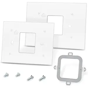 Thermostat Wall Plate Replacement for Honeywell - THP2400A1027W Wall Thermostat White Covers Assembly, Suitable for RTH9585WF RTH8560D TH9320wf5003 WiFi Smart Thermostat Back Plate