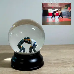 Custom 3D-Printed Snow Globe – Personalized Full-Color Miniature Inside – Unique Gift for Any Occasion