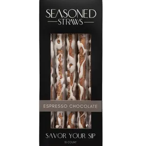 Espresso Chocolate Seasoned Straws