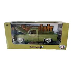 M2 Machines 1973 Chevrolet Cheyenne Super 10 Greenbeans Truck S42 1:24 Diecast Squarebody Syndicate