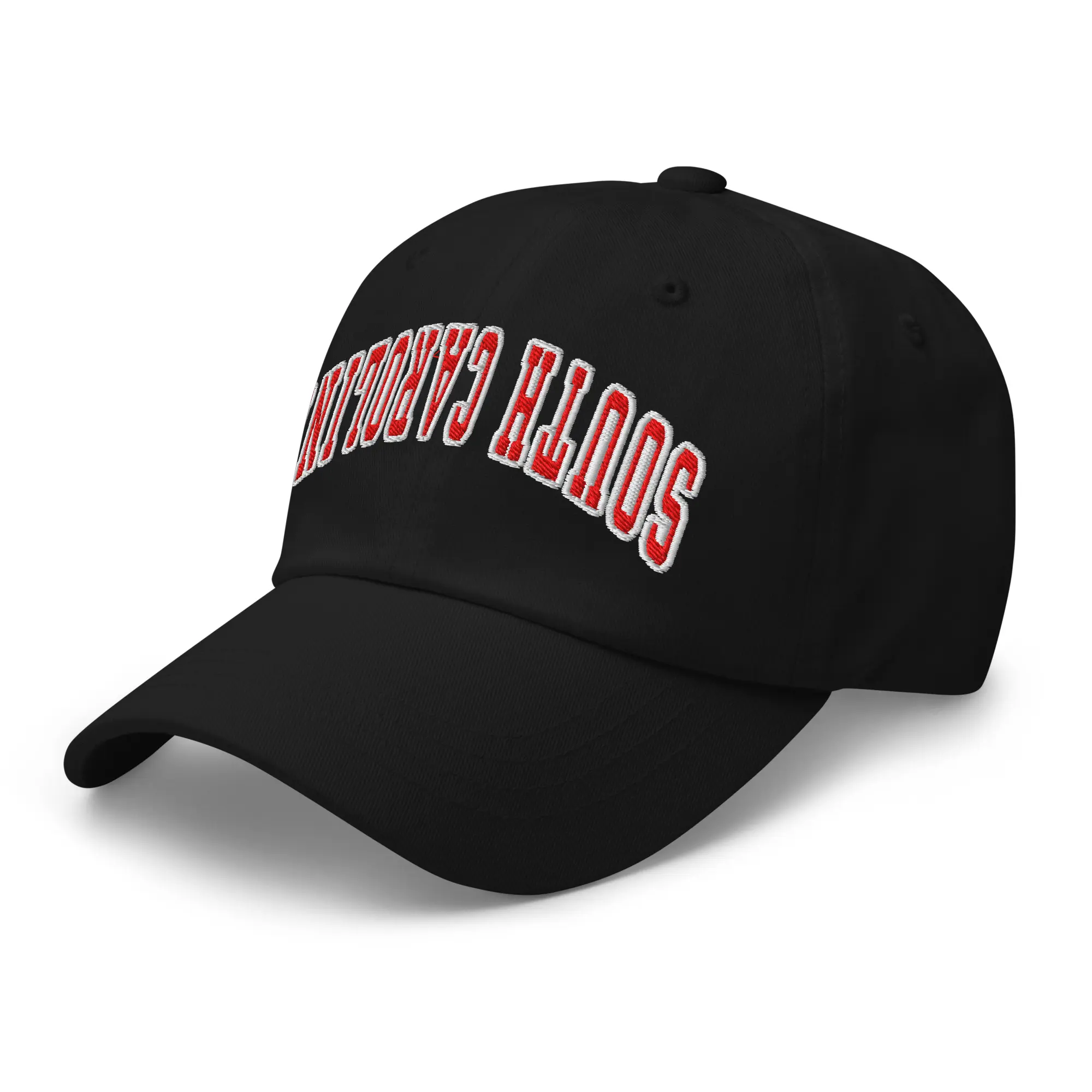 RIVEMUG NX Upside Down South Carolina Embroidered Curved Bill Cap Relaxed Fit Low Crown Adjustable Hat for Men and Women