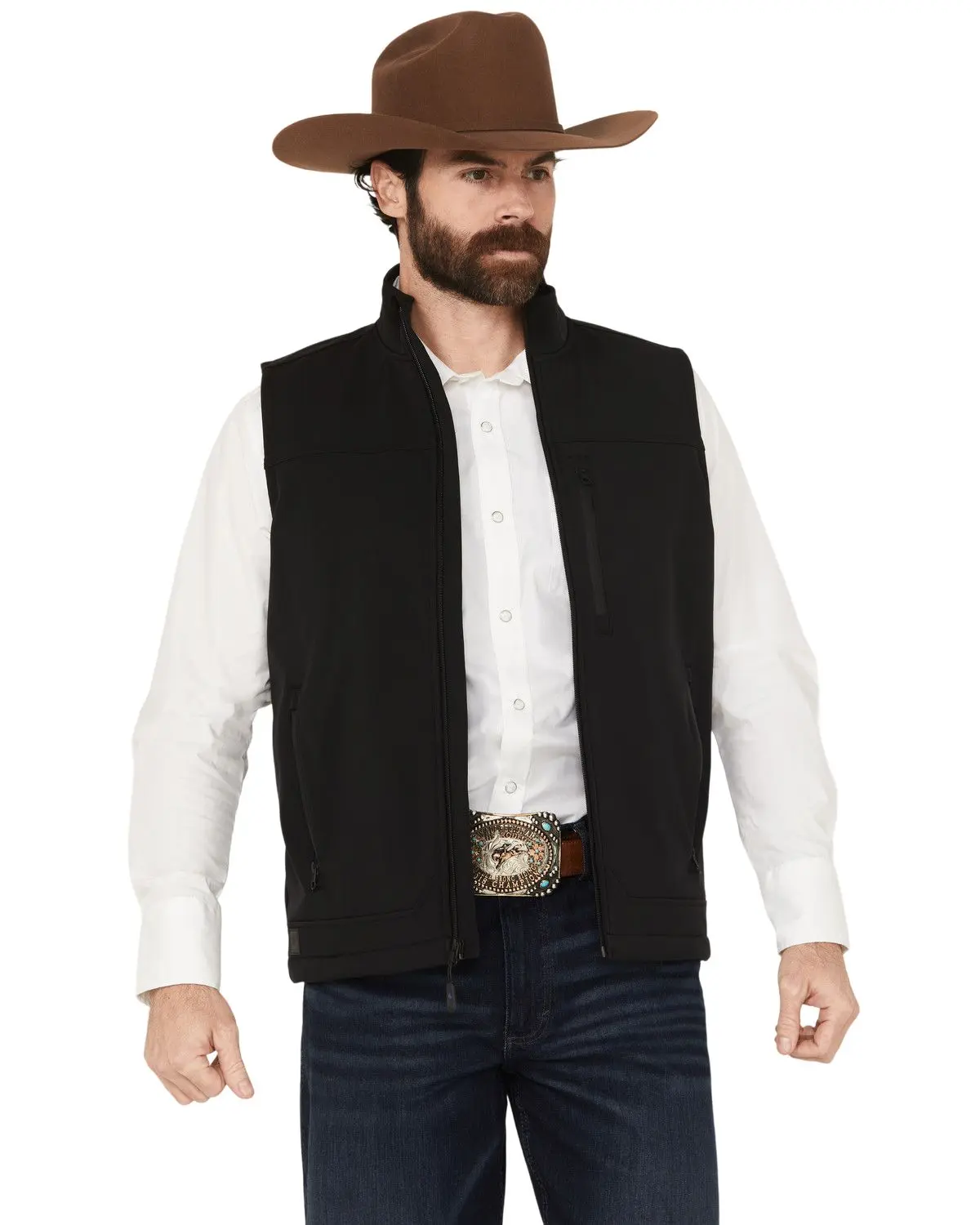 Cody James Men's Men'S Estacado Concealed Carry Softshell Vest - Cjho24v3-Blk