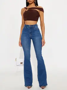 Tall Audrey Booty Lifting Stretch Flare Jeans - Dark Wash