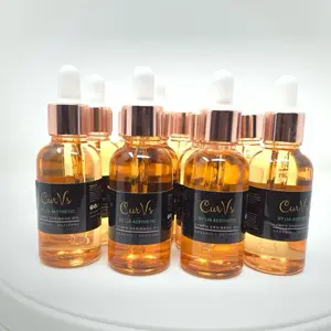 CurVs Lymphatic Drainage Massage Oil by Lia Aesthetic - Organic 1 oz Volume Body Care Gentle for Daily Use & Post-Treatment Recovery