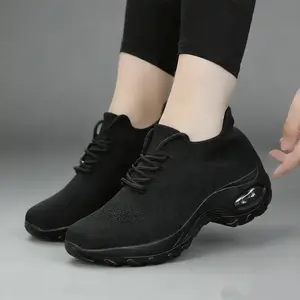 Sosenfer Women's Fashion Sneakers with Air Cushion Technology - Breathable Athletic Shoes Lightweight Mesh Design for Tennis, Walking, Gym & Everyday Comfort.DH 1862-2