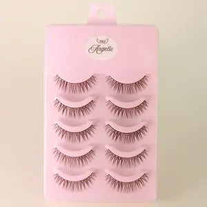 5 Pairs of Angelic Everyday Soft Natural Korean Idol Lightweight False Eyelashes