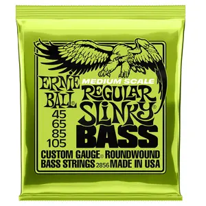 Ernie Ball Regular Slinky Nickel Wound Medium Scale Bass Strings