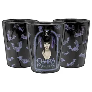Elvira Princess Of Darkness Shot Glass