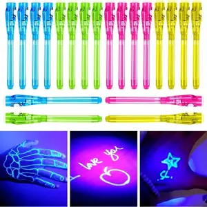 30 Pcs Invisible Ink Pens with UV Light, Magic Marker Pens, Party Favors for Kids 8-12 Years Old, Birthday Gifts, Classroom Prizes, Kids Gift Bag Toys