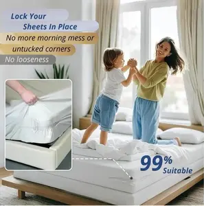 Secure Sheet Holder with Heavy-Duty Mattress Straps – No More Loose Bedding, Universal Fit, Easy One-Time Installation