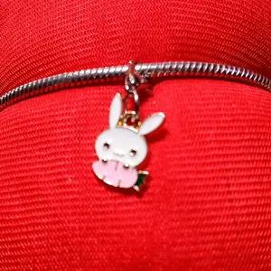 Easter Rabbit Charms - Includes Chain Attachment, Cute Design for Easter Decor