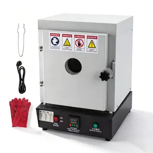 Jewelry Casting Furnace - 110V Digital Melting Oven with View Window for Gold, Silver & Metal Smelting