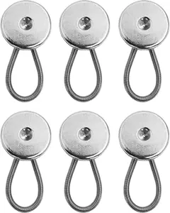 Extenders for Mens Shirts,6 Pcs Adjustable Button Extender for Dress Shirt