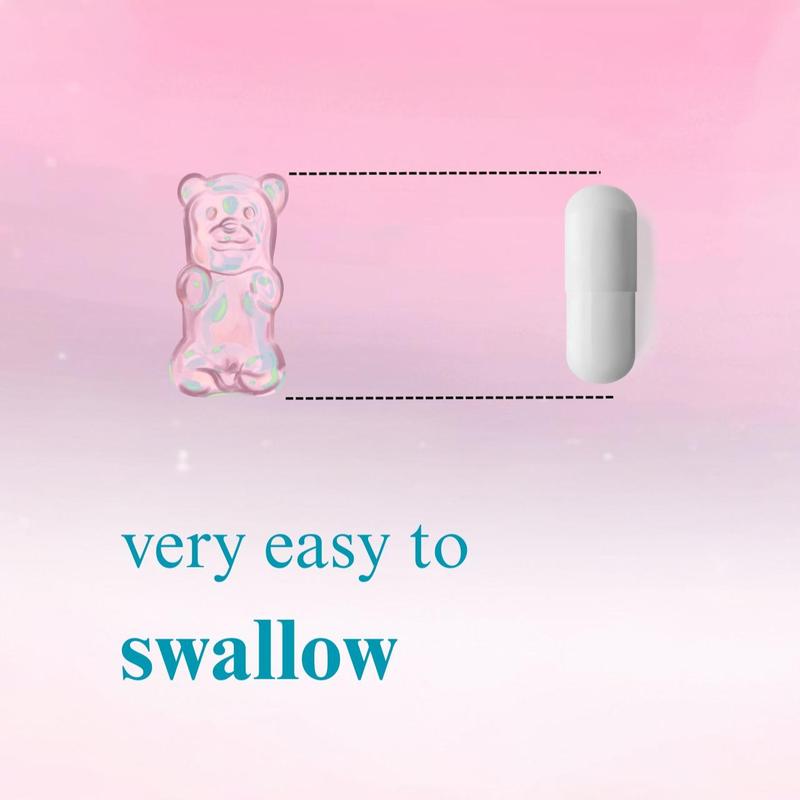 60-Count Skin Brightening Capsules for Women - Advanced Glutathione + Ergothioneine, 98% Pure, Daily Supplement gut wellness support cellular energy optimal potency health beauty fitness