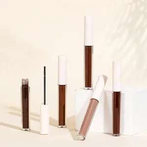 Eyebrow Fiber Filler, Long-Lasting Volumizing Waterproof Eyebrow Gel, Light Brown, 0.06 fl oz
