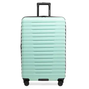 212 MAIN 30 in. Checked Large Boren Expandable Hardside Clam Shell Luggage - Waterproof Hardshell with Impact-Absorb Design, Spinner Wheels, Rugged Durability (US Traveler US09181M30, Mint)
