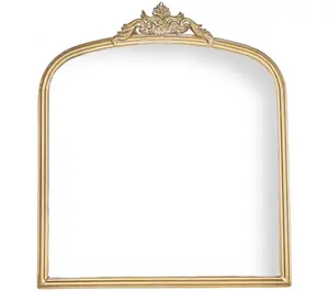 Foreside Home & Garden Wall Mirror Brass Metal& Glass Foreside Home & Garden Wall Mirror Brass Metal& Glass