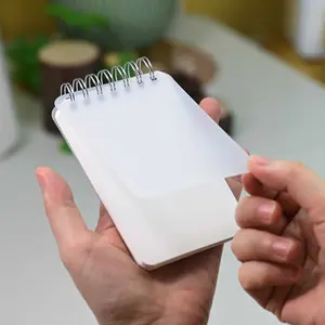 4 Pack A7 Mini Pocket Notebooks, Thickened 80 Sheets/160 Pages, Detachable Notebook, Lined Blank Grid Dot, Portable School University Notes