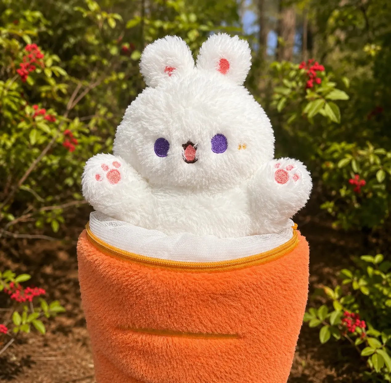 Stufsi Carrot Bunny Plushie
