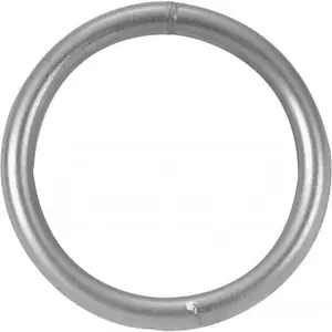 Campbell  0.38 x 3 in. Welding Ring, Chain Connection, Low Carbon Steel