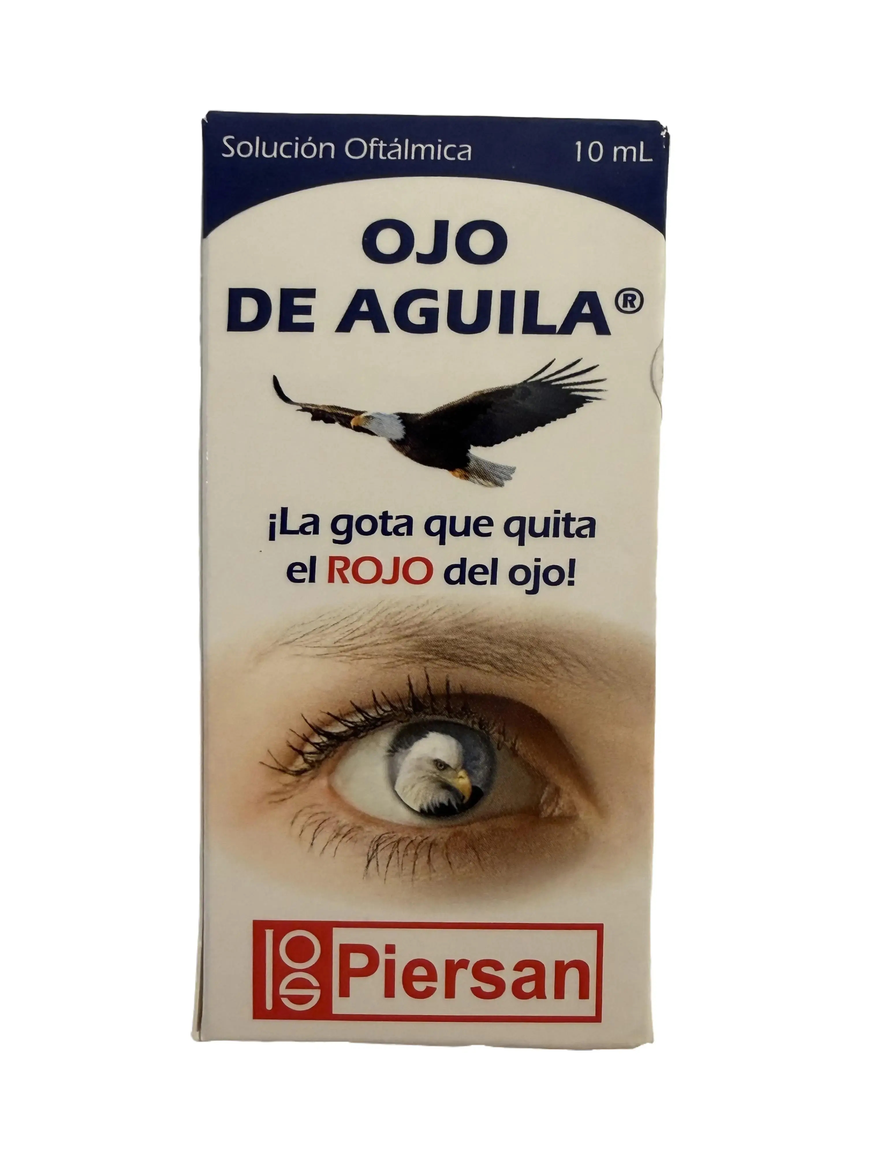 Ojo De Aguila Natural Healthcare Supplement - Red Eye Relief, Vitamins, Minerals - 10mL Dropper Bottle Dietary Supplement