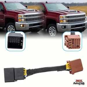 Compatible with 2015-2023 Chevy Tahoe Equinox Suburban Silverado GMC Yukon Sierra, GM Universal 6 High Mod Kit, Fog Lights Always On Adapter Harness, All Lights On Fog High Low Beam On Wiring Harness