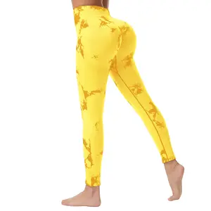 Tie Dye High Waisted Leggings for Women Ultra Soft Seamless Yoga Pants with Tummy Control & Butt Scrunch Squat Proof Moisture Wicking for Workout Wide Waistband Active Leggings Teal Rise Ankle Leggings Men's High-Waist Casual Stretch Women's Leg Comfort