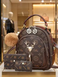 Small backpack, Multifunctional backpack set, with four carrying methods, can be carried on one shoulder, diagonally, or hand-held, suitable for travel, shopping, gatherings, leisure occasions