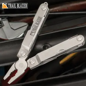 Trailblazer Mini Pocket Multi-Tool - Ultra-Lightweight Stainless Steel & Aluminum - 10 Tools