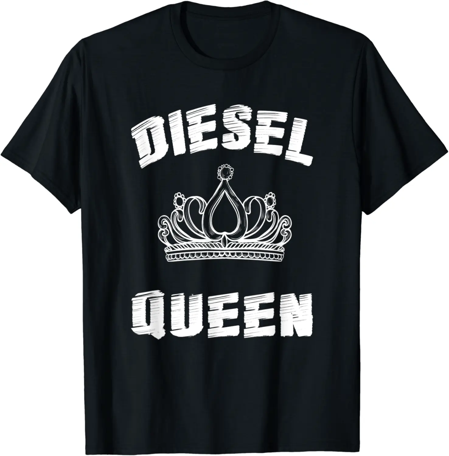 Diesel Queen Womens Funny Diesels Roll Coal Power Truck T-Shirt - Autumnsc Shop 89B094BMVXYC