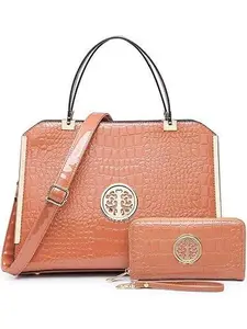 Top Handle Satchel Bags Large Shoulder Work Bag Tote with Wallet