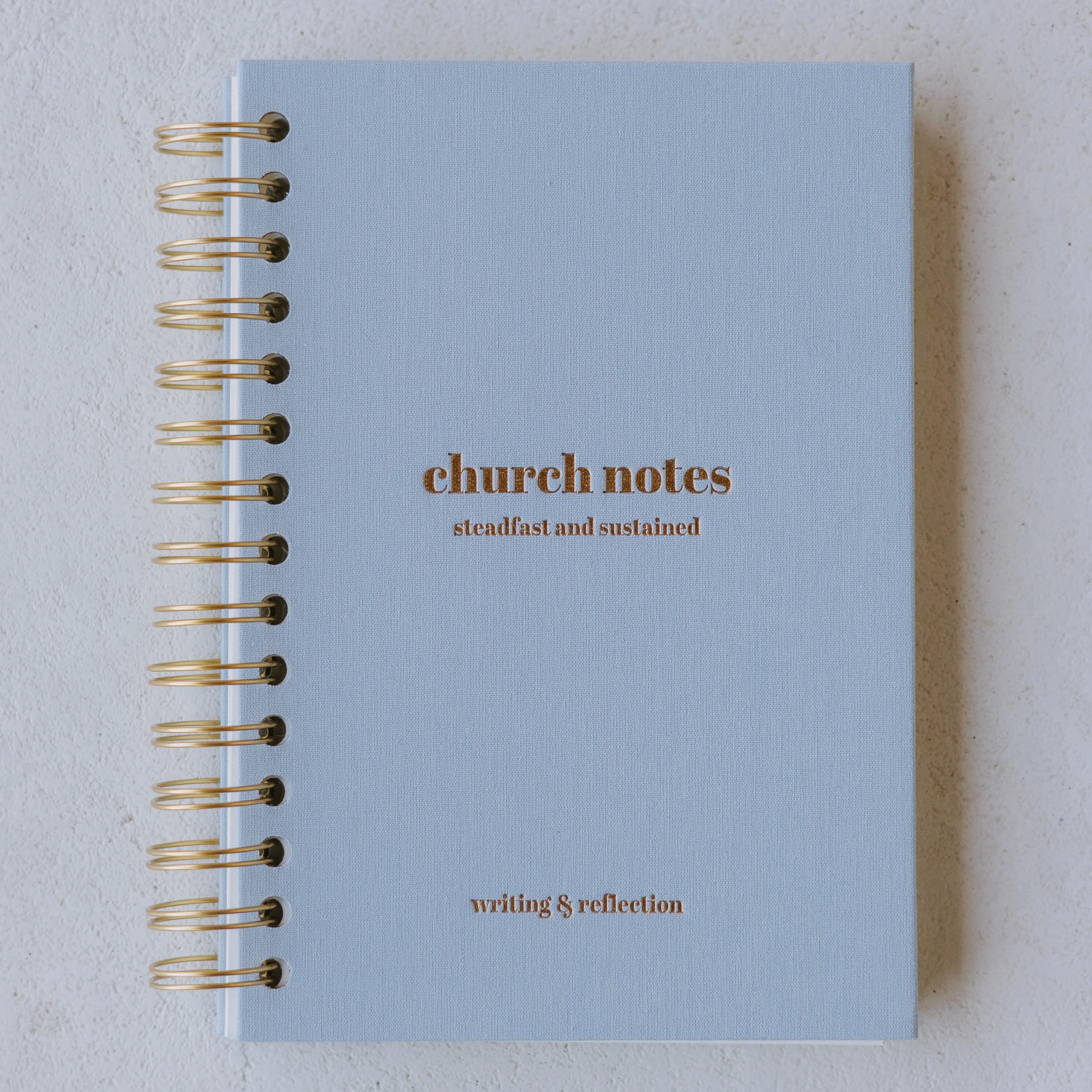 Church Notes Journal - Sky Blue Linen by Steadfast and Sustained ...