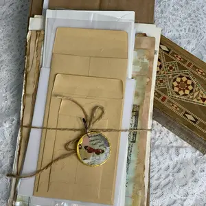 Coffee dyed paper/ envelopes and bag assortment