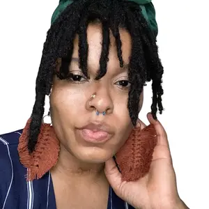 Macrame Cotton Feather Earrings - Boho Wedding, Vacation, Gift for Bestie