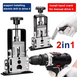 Professional Manual Wire Stripping Machine Drill Powered Hand Crank Wire Stripper Tool for 1-25mm Cable Efficient Wire Processing for Electricians Hardware Wrench Metal Wirecutters